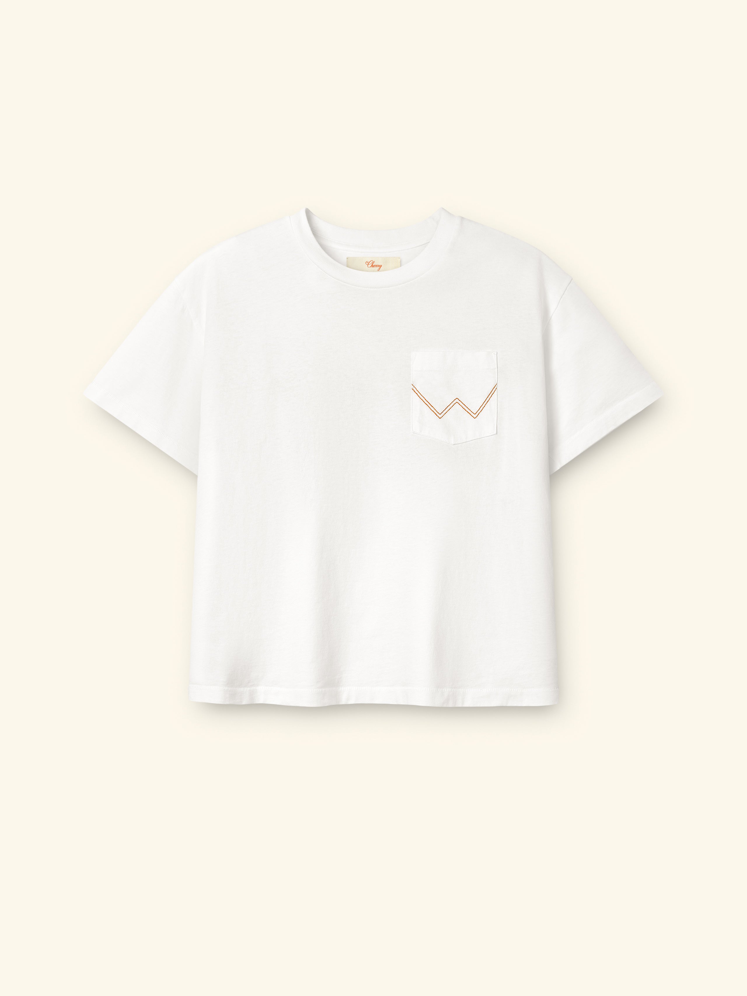 Cherry x Wrangler Horsepower Pocket Tee (Cream) – CHERRY LA