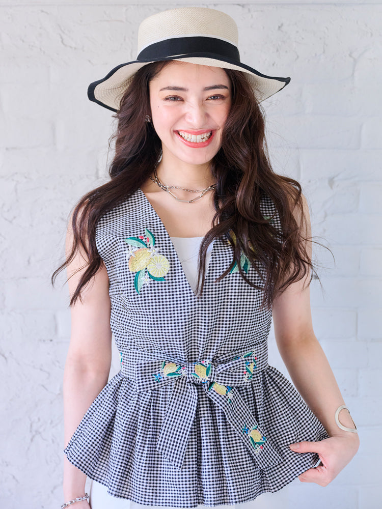 Upcycle】レモンペプラムトップス |【公式】Chestyオンラインショップ