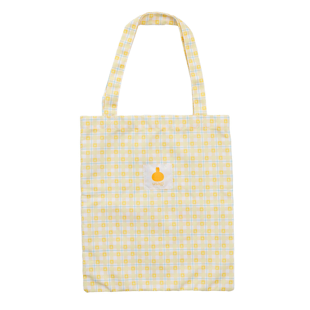 ちいかわ チェックシリーズ トートバッグ（チャーム付き）うさぎ