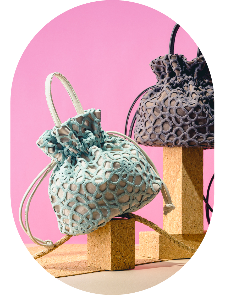 近沢レース 福袋 4点セット ハンカチ バッグチャーム ミニトート