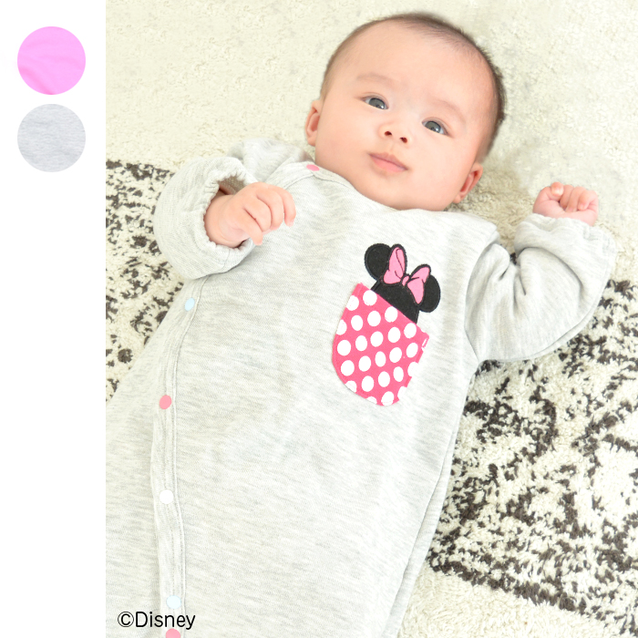 ミニーマウス 長袖ツーウェイオール｜子供服・ベビー服の通販 chil2