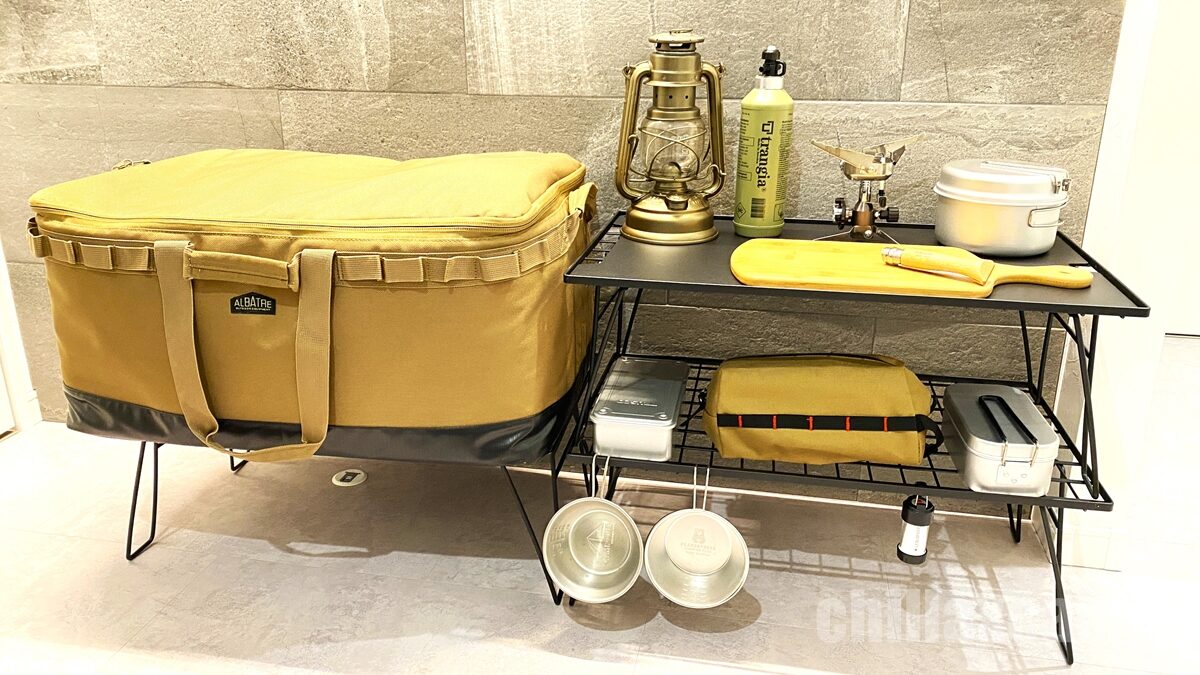 CAMPINGMOON＆HIBARI『フィールドラック』キャンプに必ず持って行く