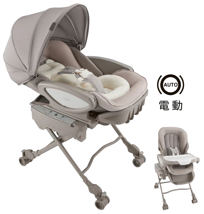 寝かしつけの強い味方、電動ベビーラック「ユラリズム」｜アカチャンホンポ