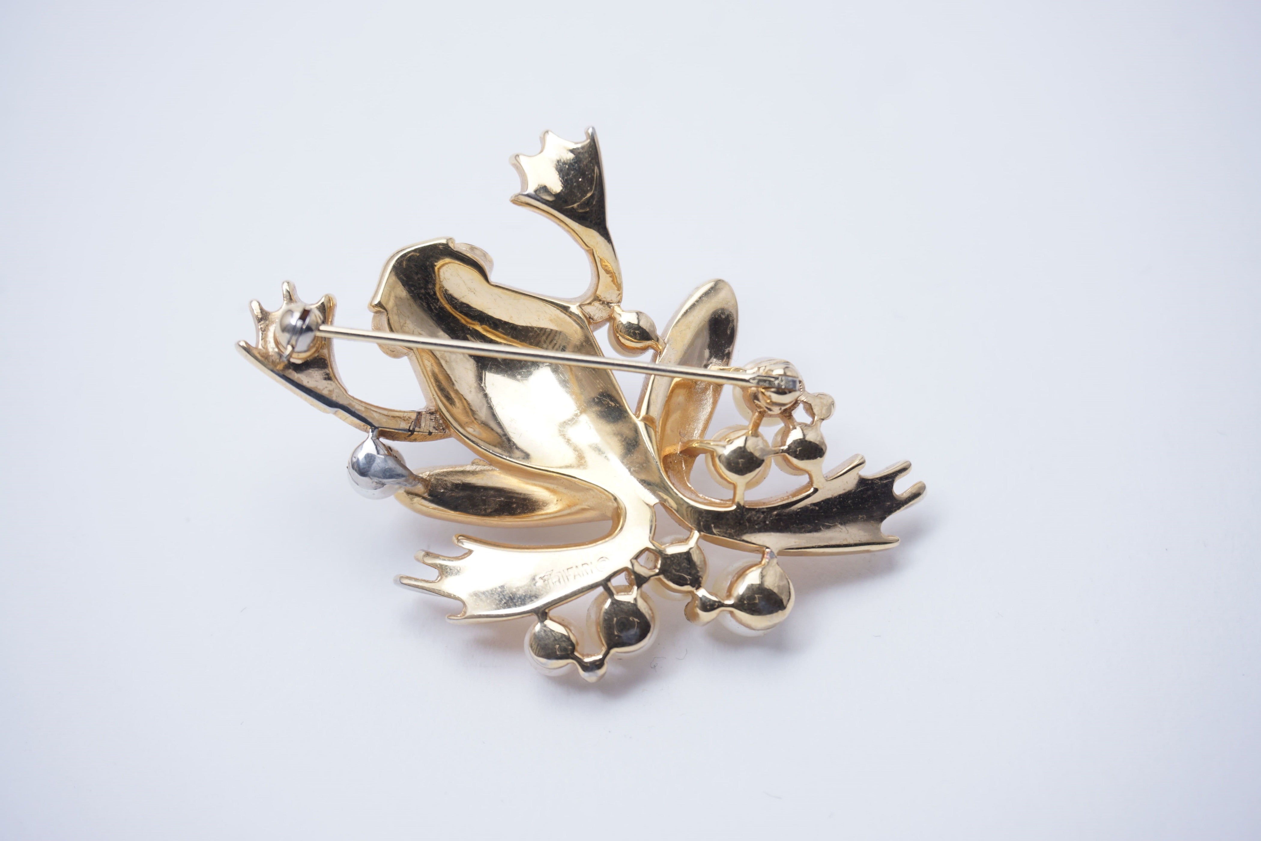 Trifari（トリファリ）ブローチ「カエル」 ／ヴィンテージ