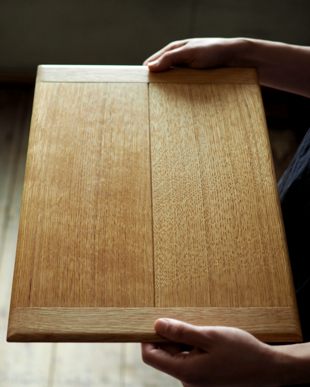 名古路英介 端ばめ折敷（リバーシブル）