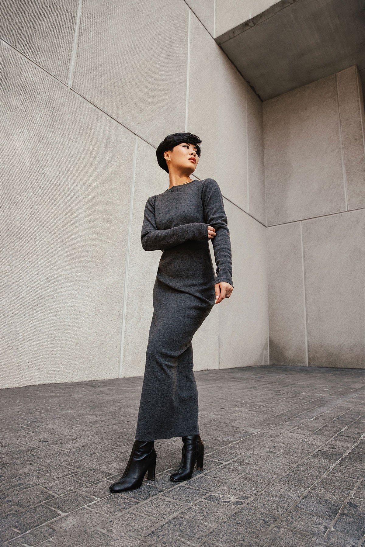 Robbie Sweater Maxi Dress – Chloe Kristyn