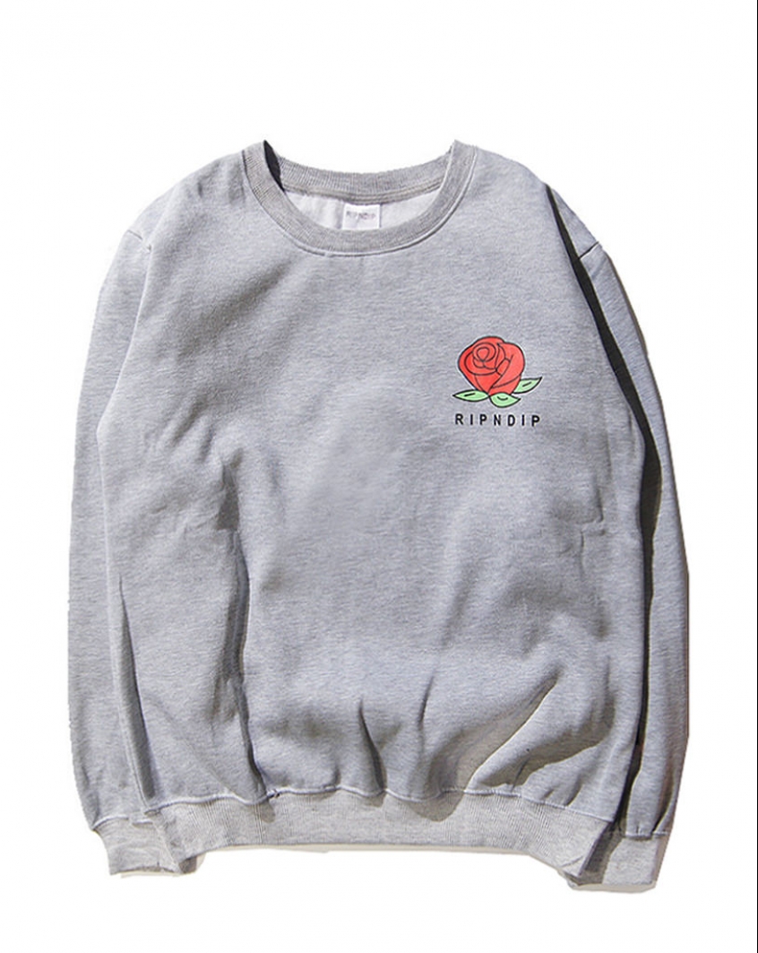 Купить серый свитер Rip n Dip Grey Sweater Unisex в Киеве с