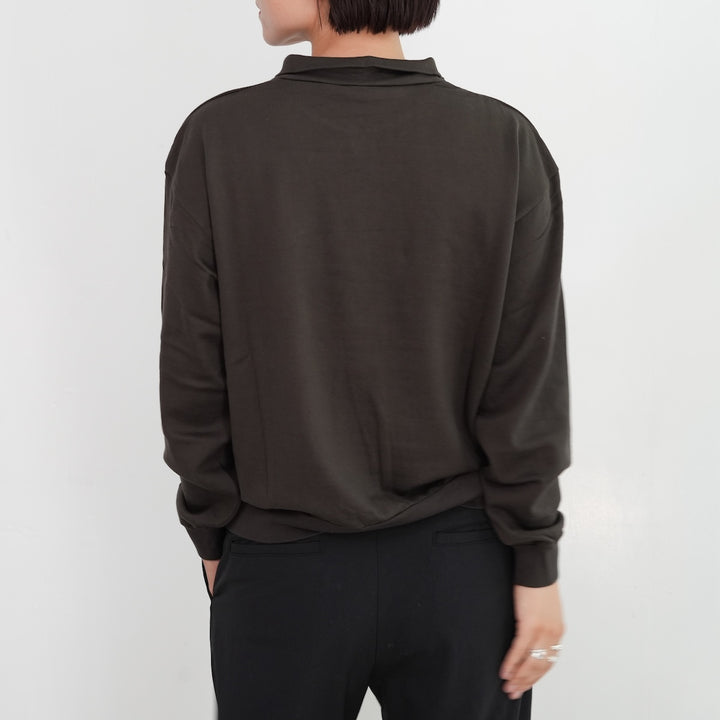 25AW】SUPER HIGH GAUGE SWEAT HALF ZIP P/O 