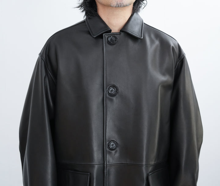 26SS】Graphpaper Lamb Leather Car Coat