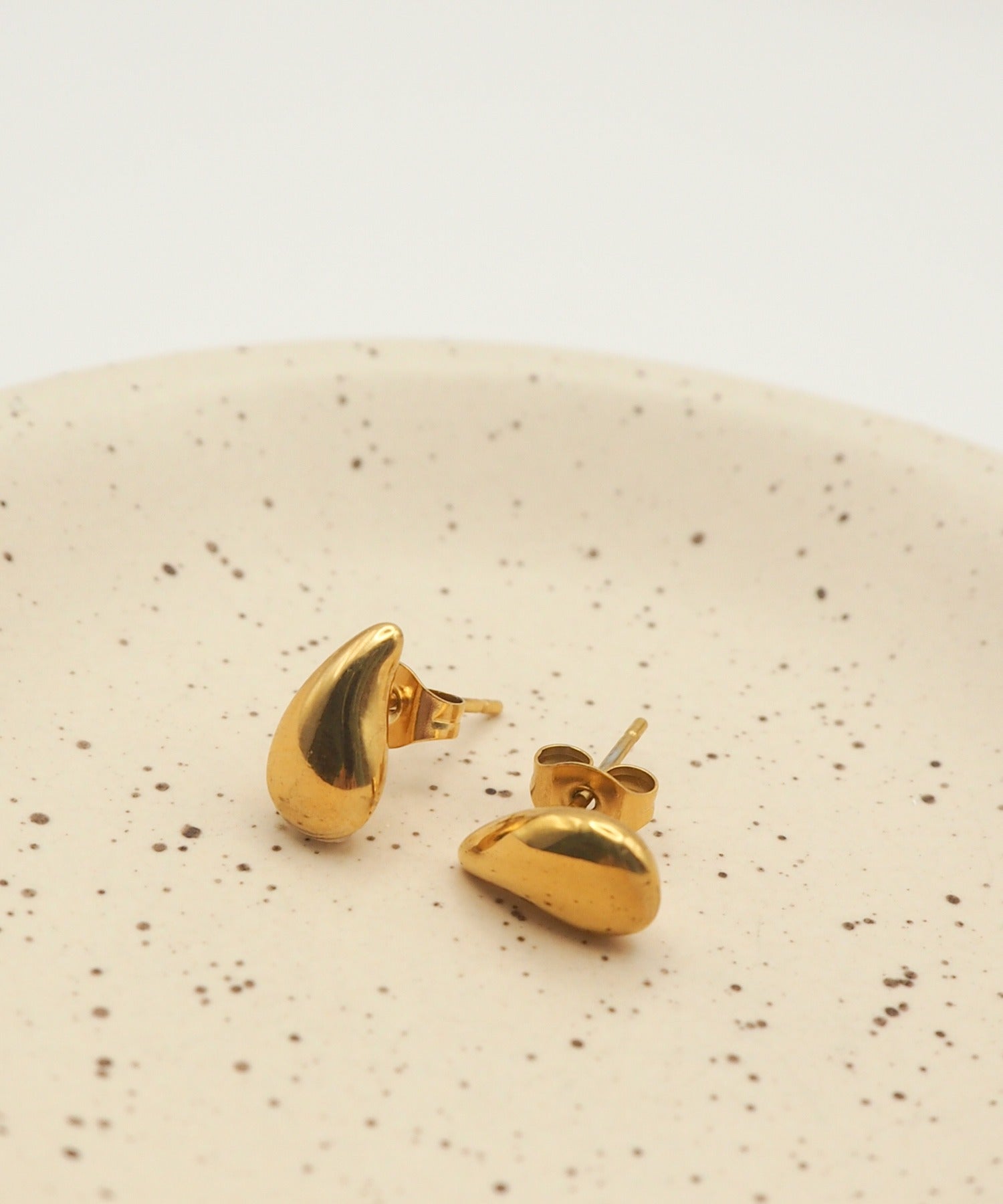 金属アレルギー対応 】 ミニドロップピアス サージカルステンレス (両