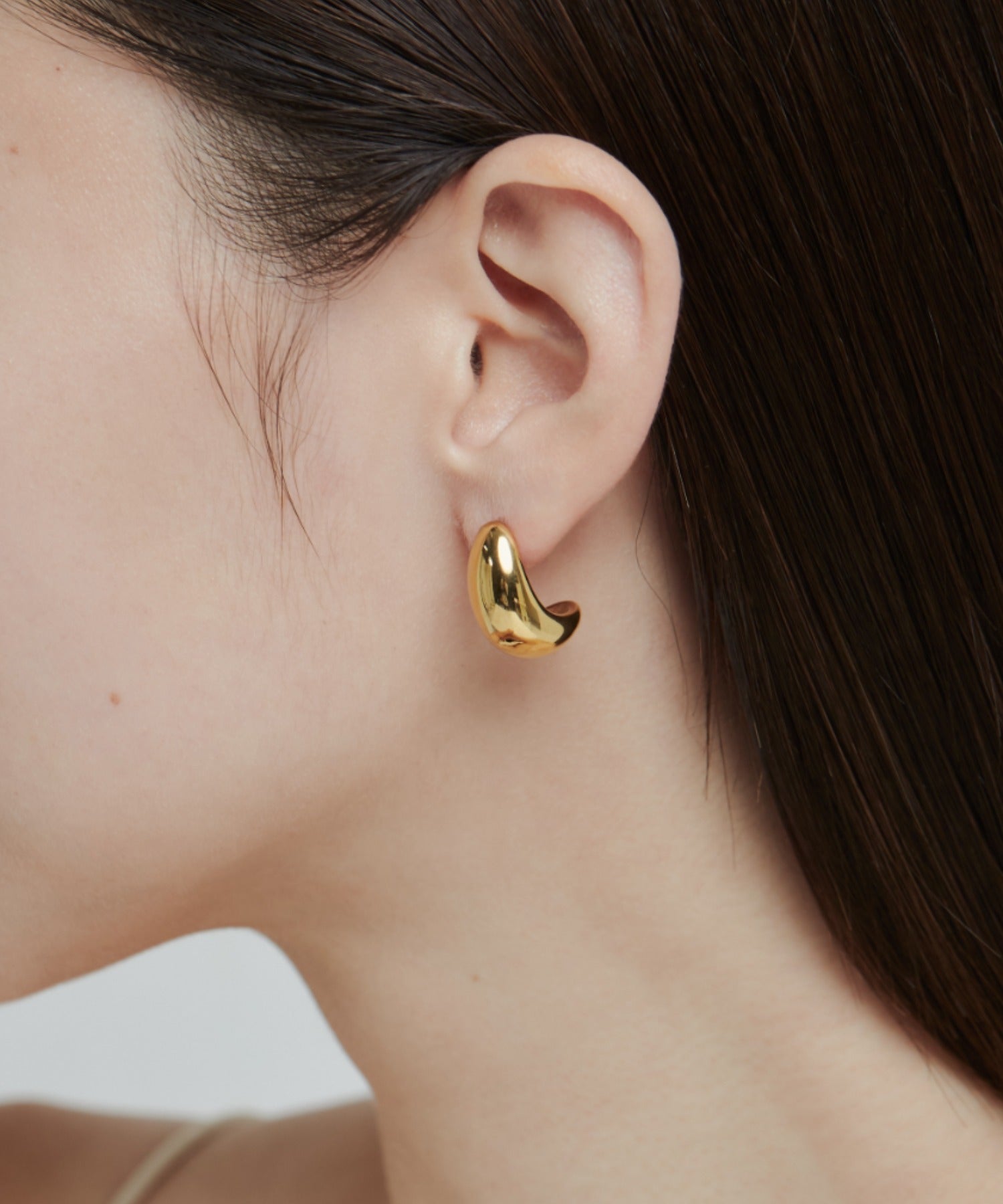 金属アレルギー対応 】 ぷっくりピアス サージカルステンレス (両耳用