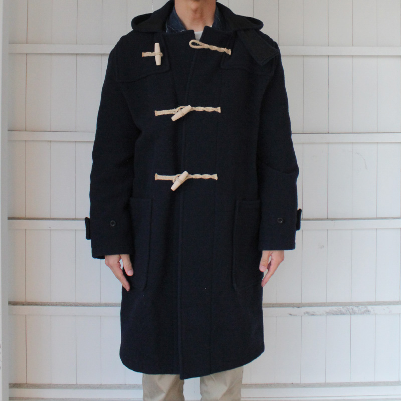 GLOVERALL MONTY DUFFLE COAT NAVY – by CITRON