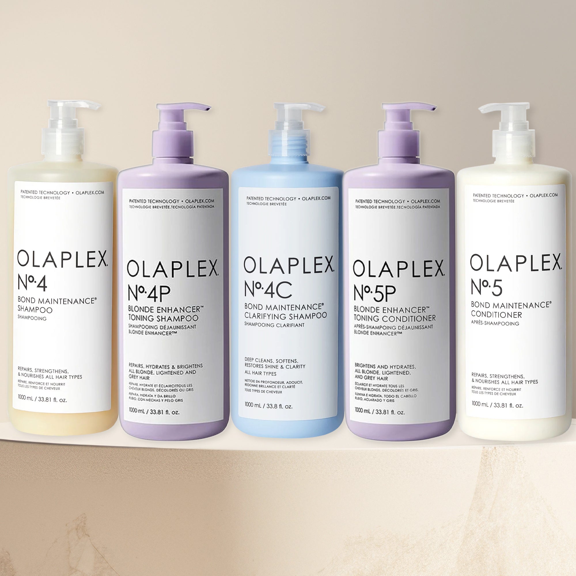 Olaplex Complete Liter Care Set No.4, No.4P, No.4C, No.5, No.5p 33.8oz