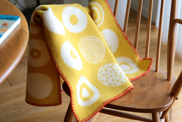 KLIPPAN/クリッパン/ミニブランケット/ベビーキャンディ(イエロー