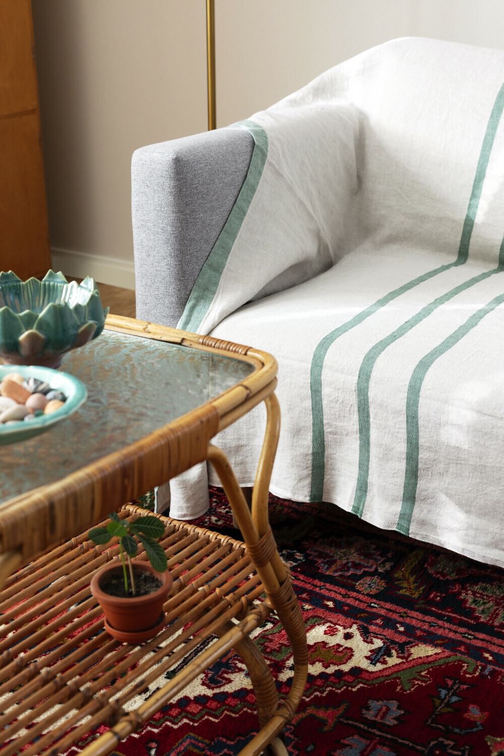 LAPUAN KANKURIT ラプアンカンクリ｜ウォッシュドリネンブランケット