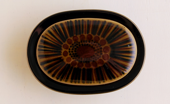 ヴィンテージ】Arabia/アラビア/KOSMOS/コスモス/バターケース COMFOTA