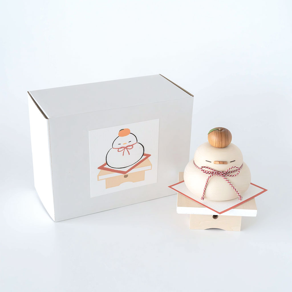 木工房千舟｜大きいおそなえドリ（お正月飾り台付き） COMFOTA 北欧雑貨店