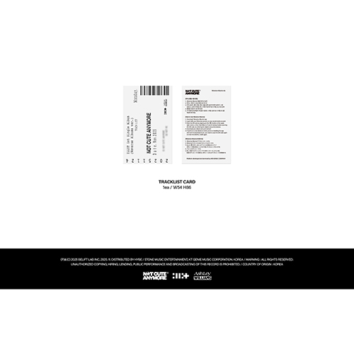 NOT CUTE ANYMORE [Weverse Albums ver.][グッズ] - ILLIT - UNIVERSAL