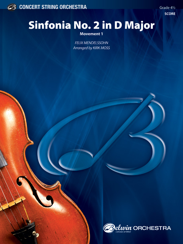 Sinfonia No. 2 in D Major: 1st Violin: 1st Violin Part - Digital
