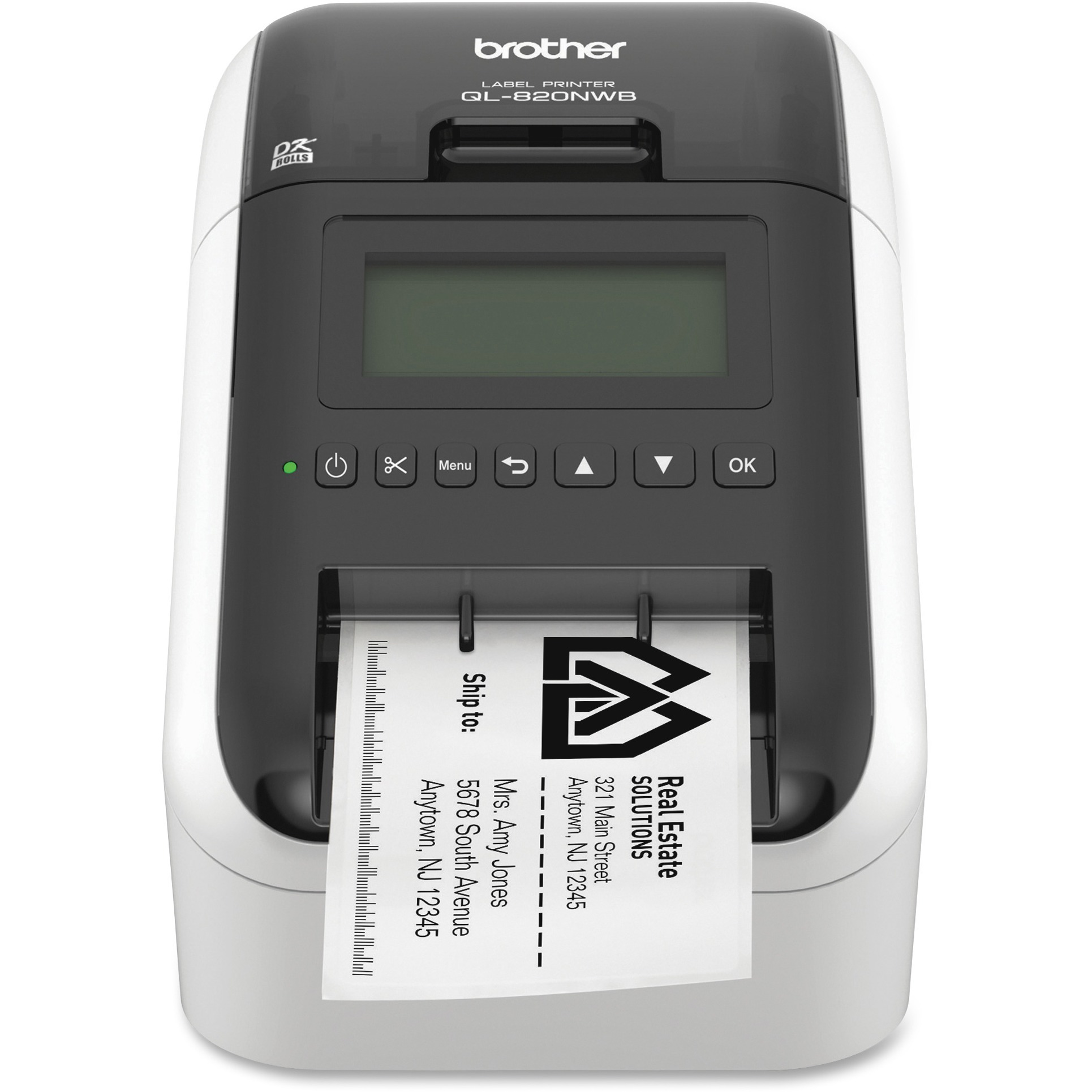 Brother QL820NWB Direct Thermal Printer - Monochrome - Handheld