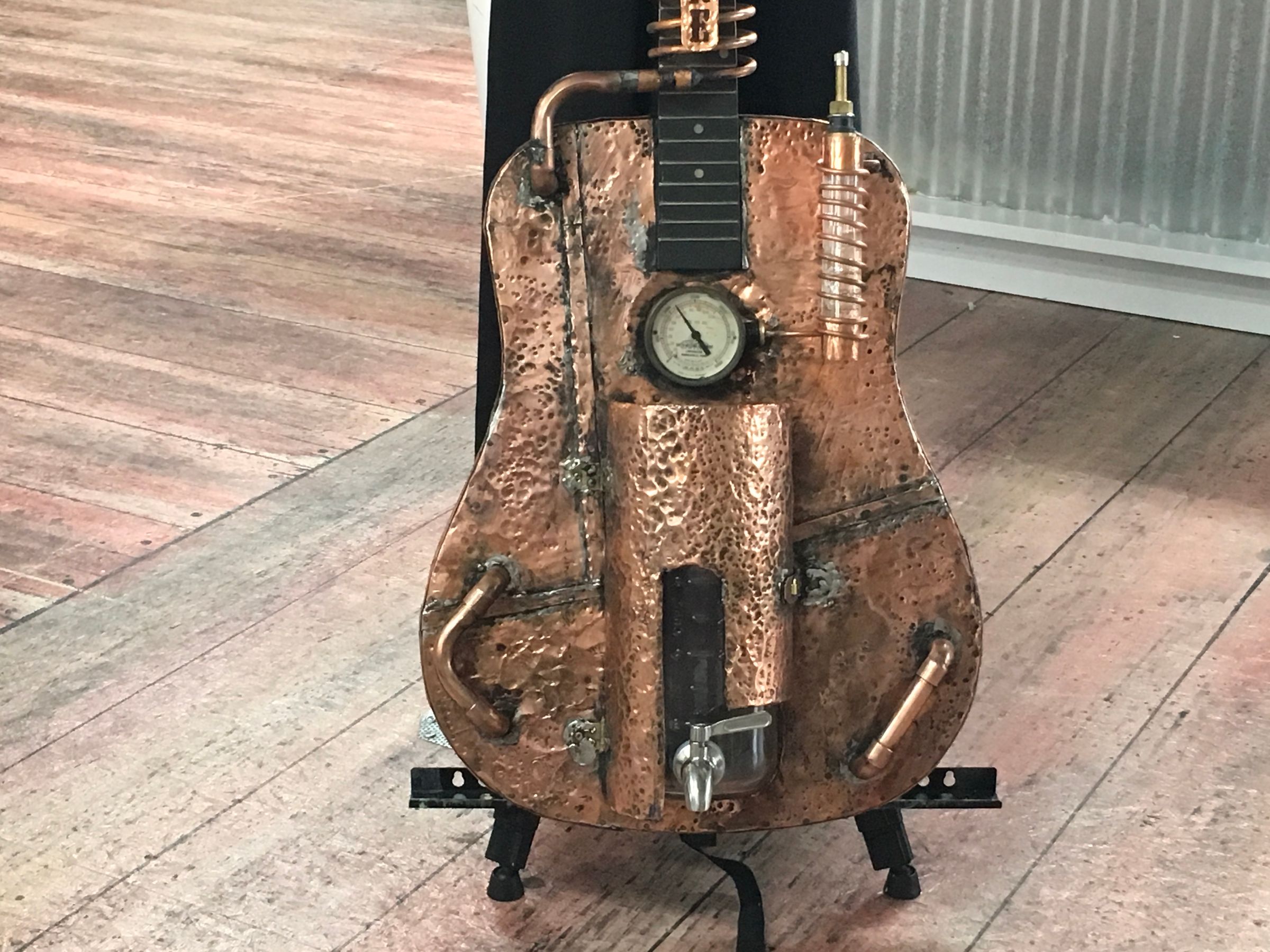 Steampunk Guitar Art( Moonshine Dispenser) : 4 Steps - Instructables