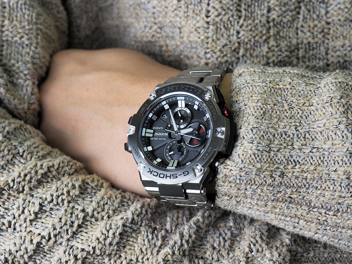 Наручные мужские часы Casio G-Shock GST-B100-1AER Япония с