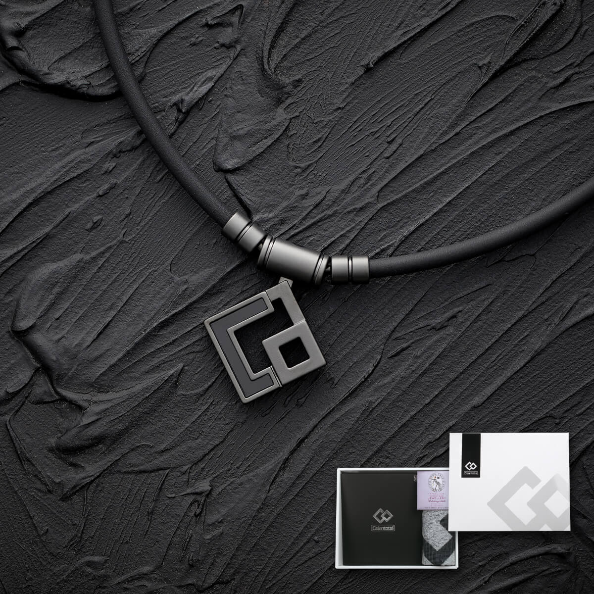 コラントッテ TAO ネックレス AURA【マットブラック】セット | ギフト