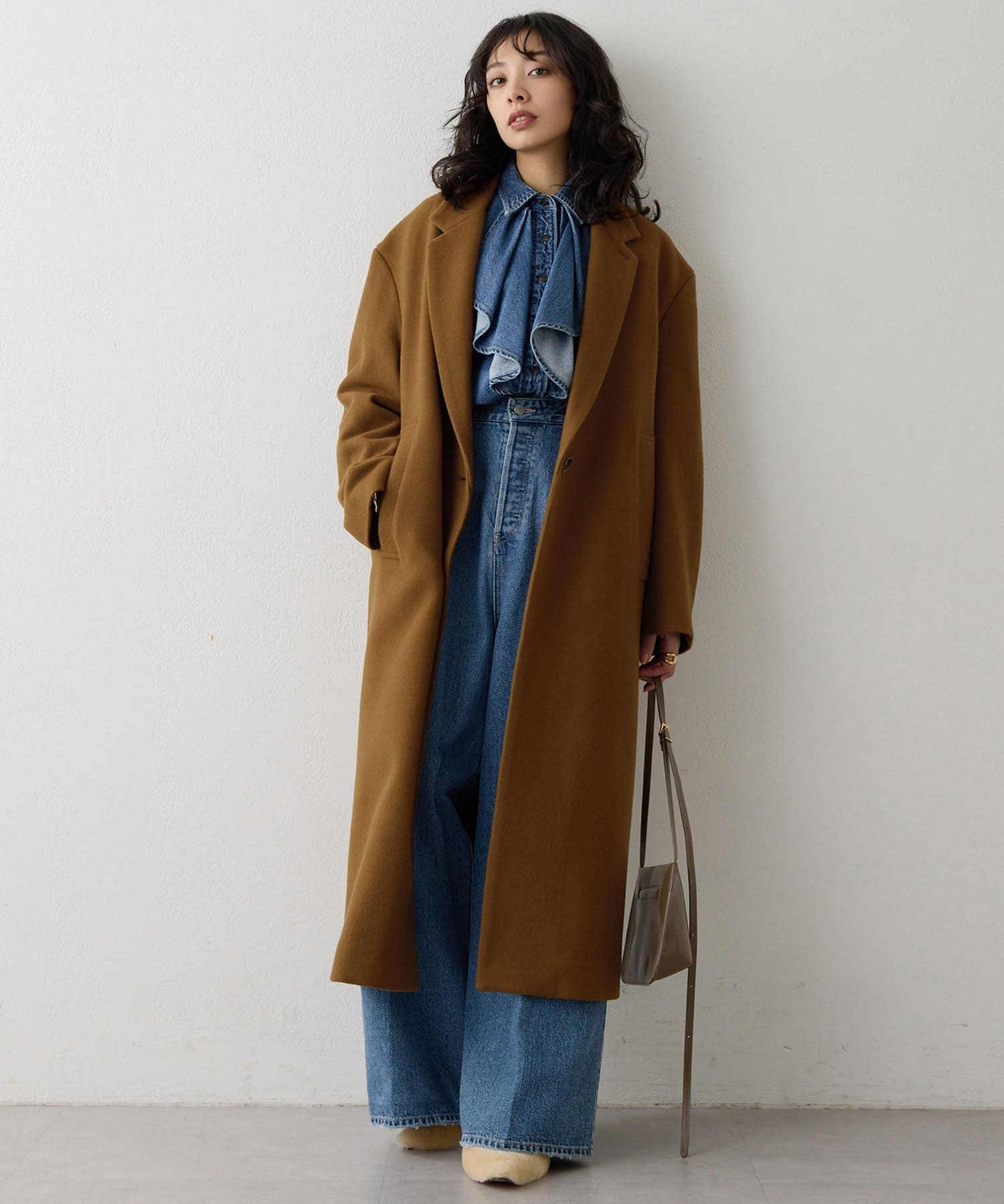 ウールパイルロングチェスターコート | Whim Gazette(ウィム ガゼット