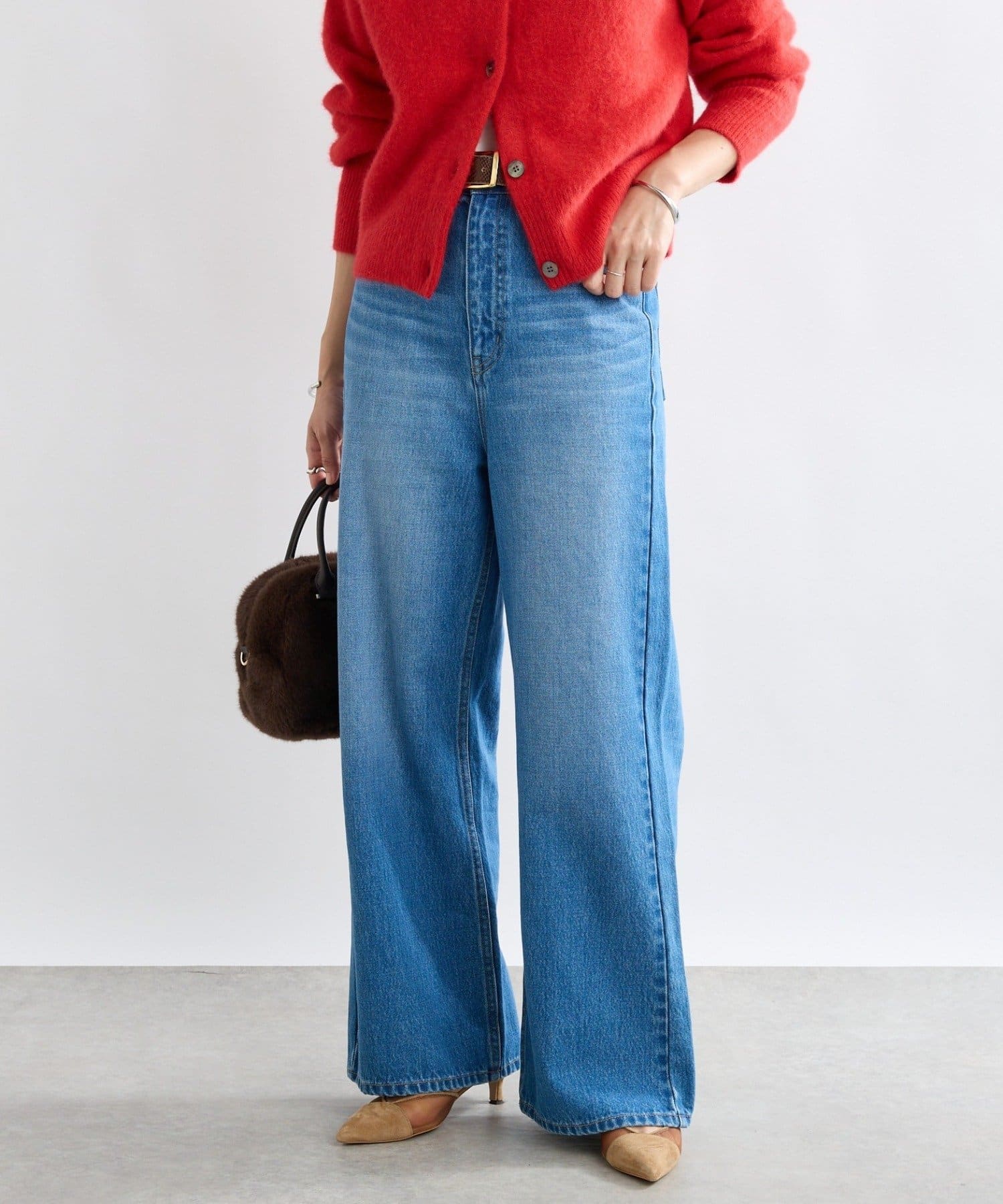 MONN.:.(モン)】バギーデニムパンツ | RIVE DROITE(リヴドロワ