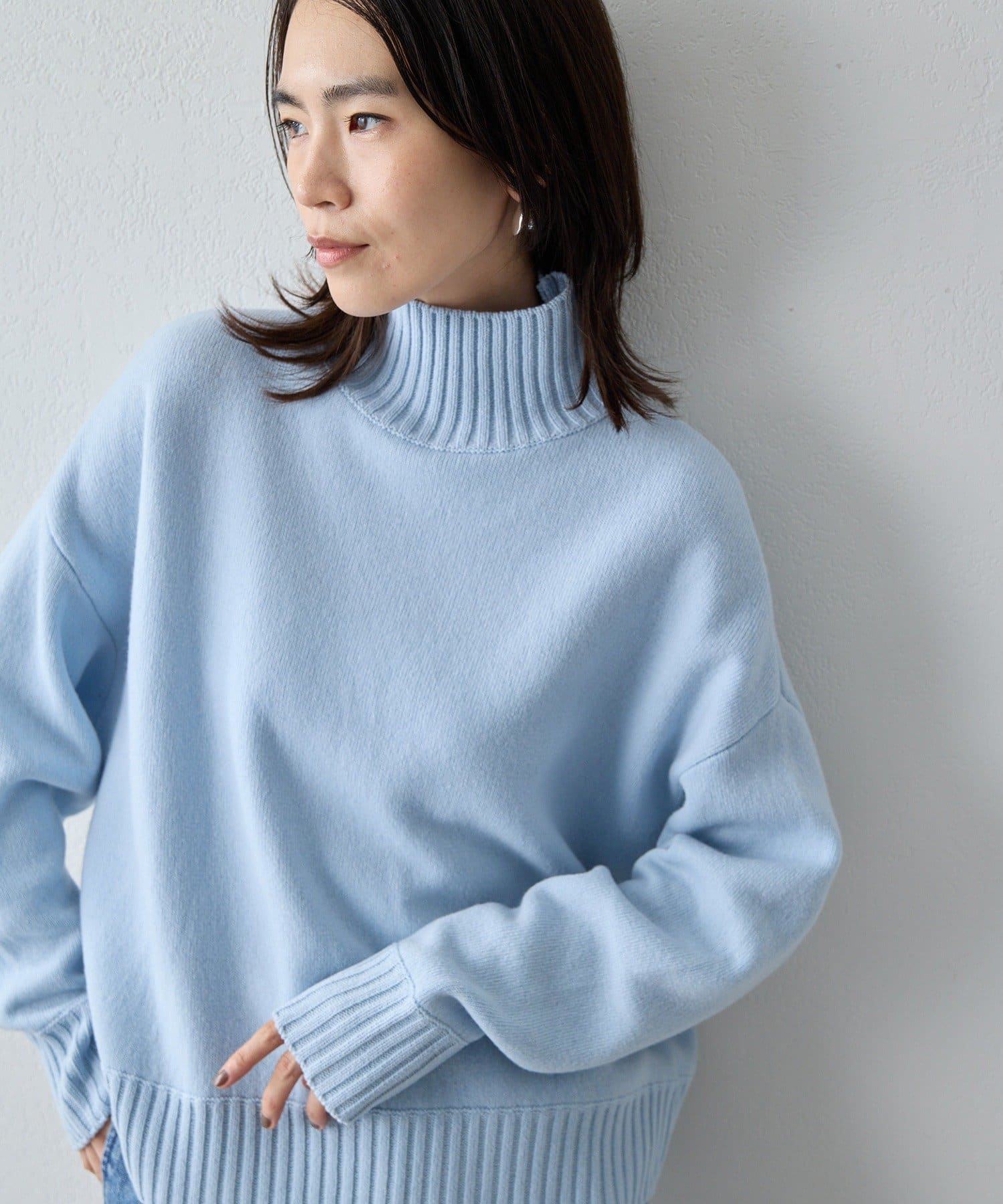 接結ルーズタートルニット | Drawing Numbers(ドローイングナンバーズ