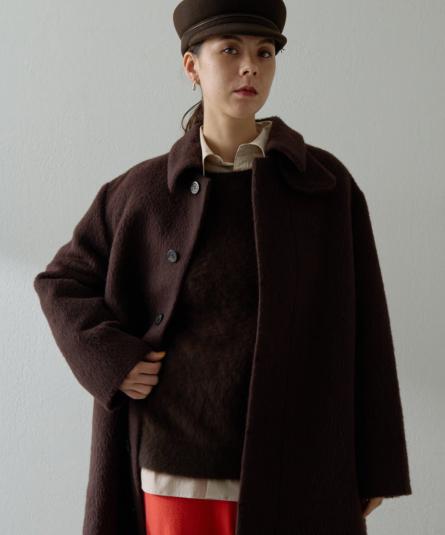 アルパカシャギーコート | Whim Gazette(ウィム ガゼット)レディース