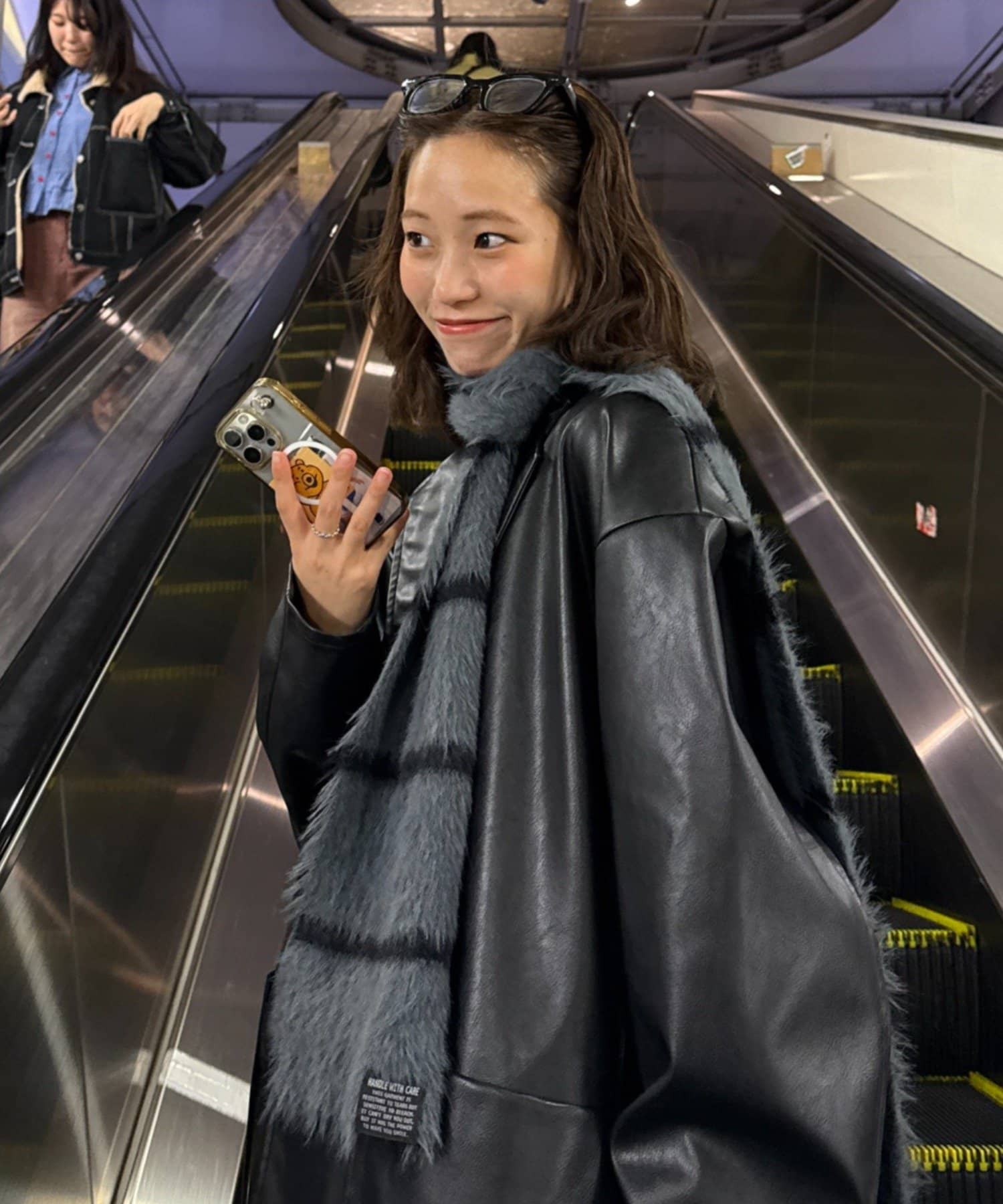 シャギーボーダーマフラー | CIAOPANIC TYPY(チャオパニックティピー