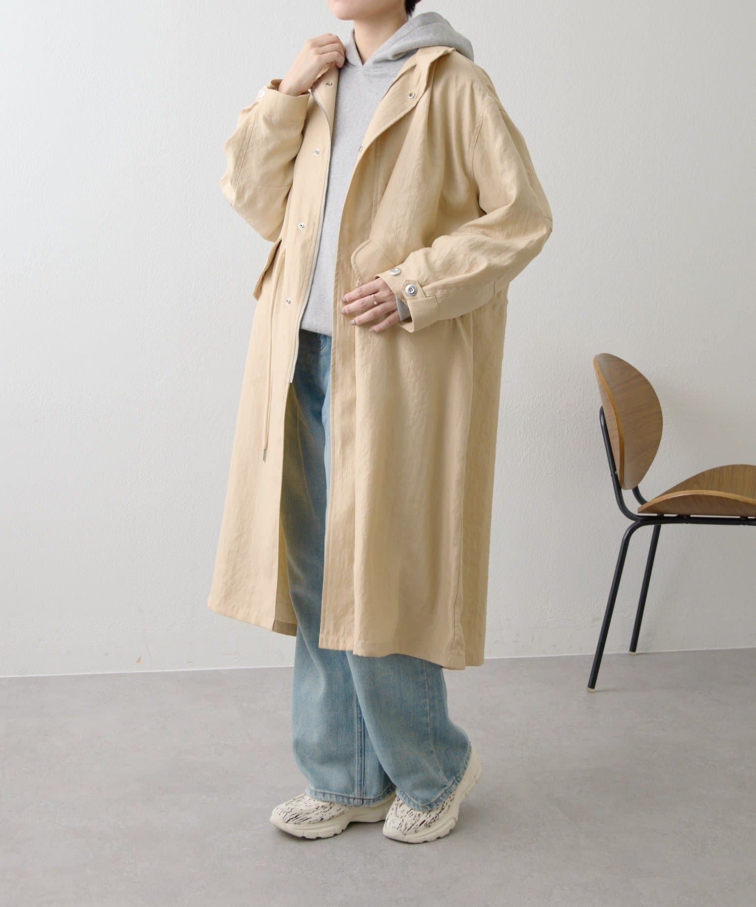 軽量》ステンカラーコート/アウター【SUM1 STYLE(スミスタイル