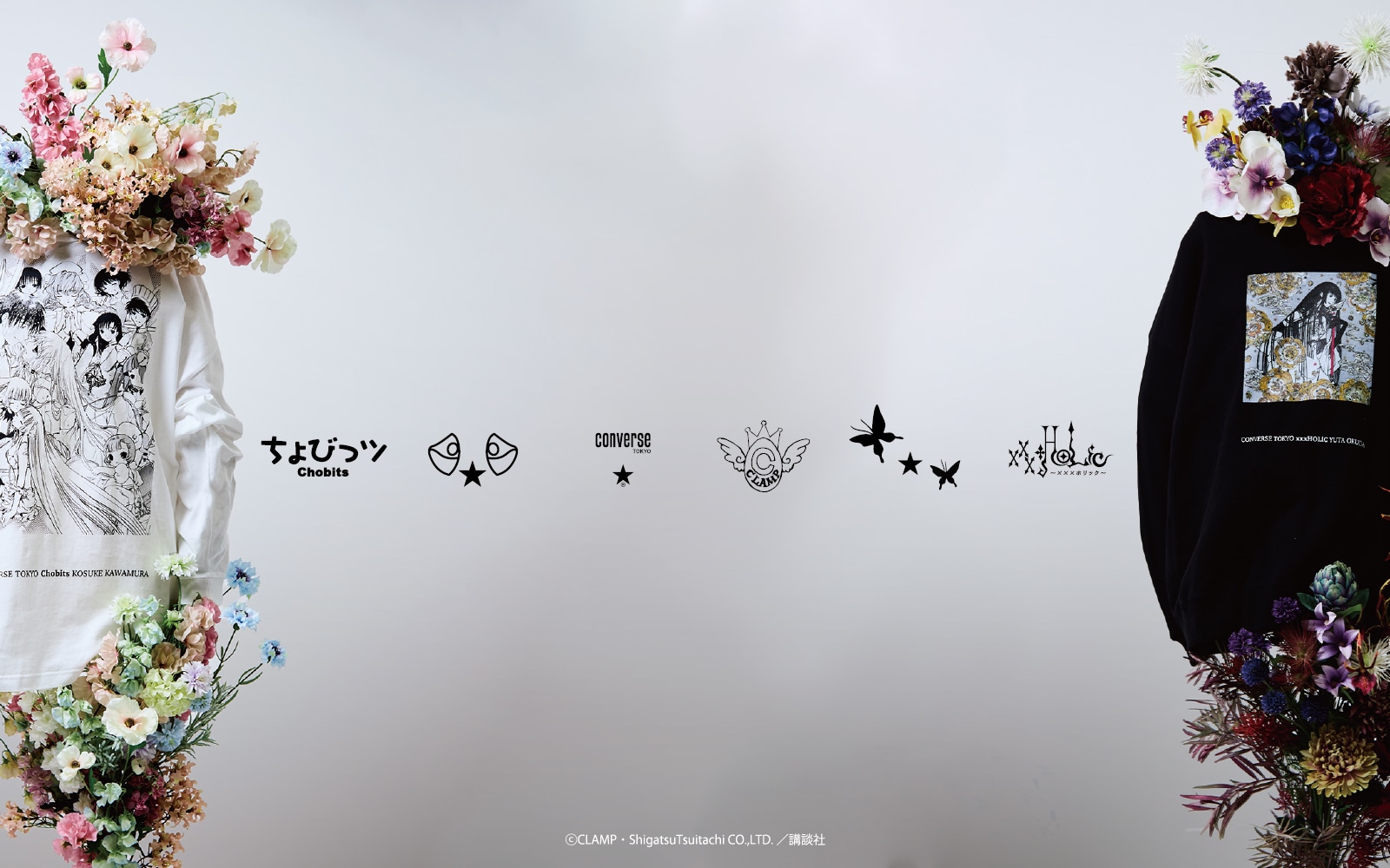 CLAMP】『xxxHOLiC』GRAPHIC SWEAT｜CONVERSE TOKYO (コンバース
