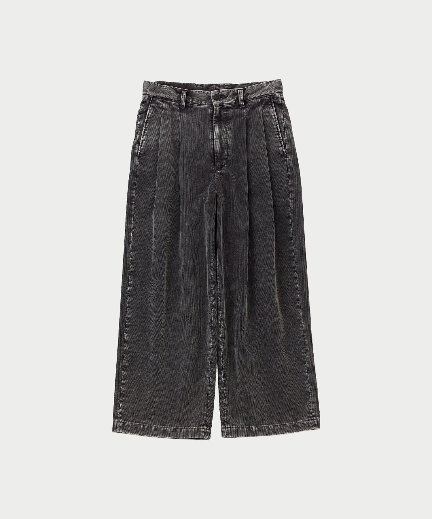 2 TUCK PANTS(1 BLACK): URU TOKYO: MENS｜CONZ ONLINE STORE