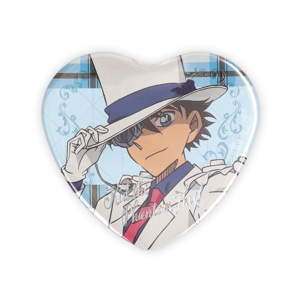 名探偵コナンプラザ ジュエリーハート缶バッジ 黒羽快斗