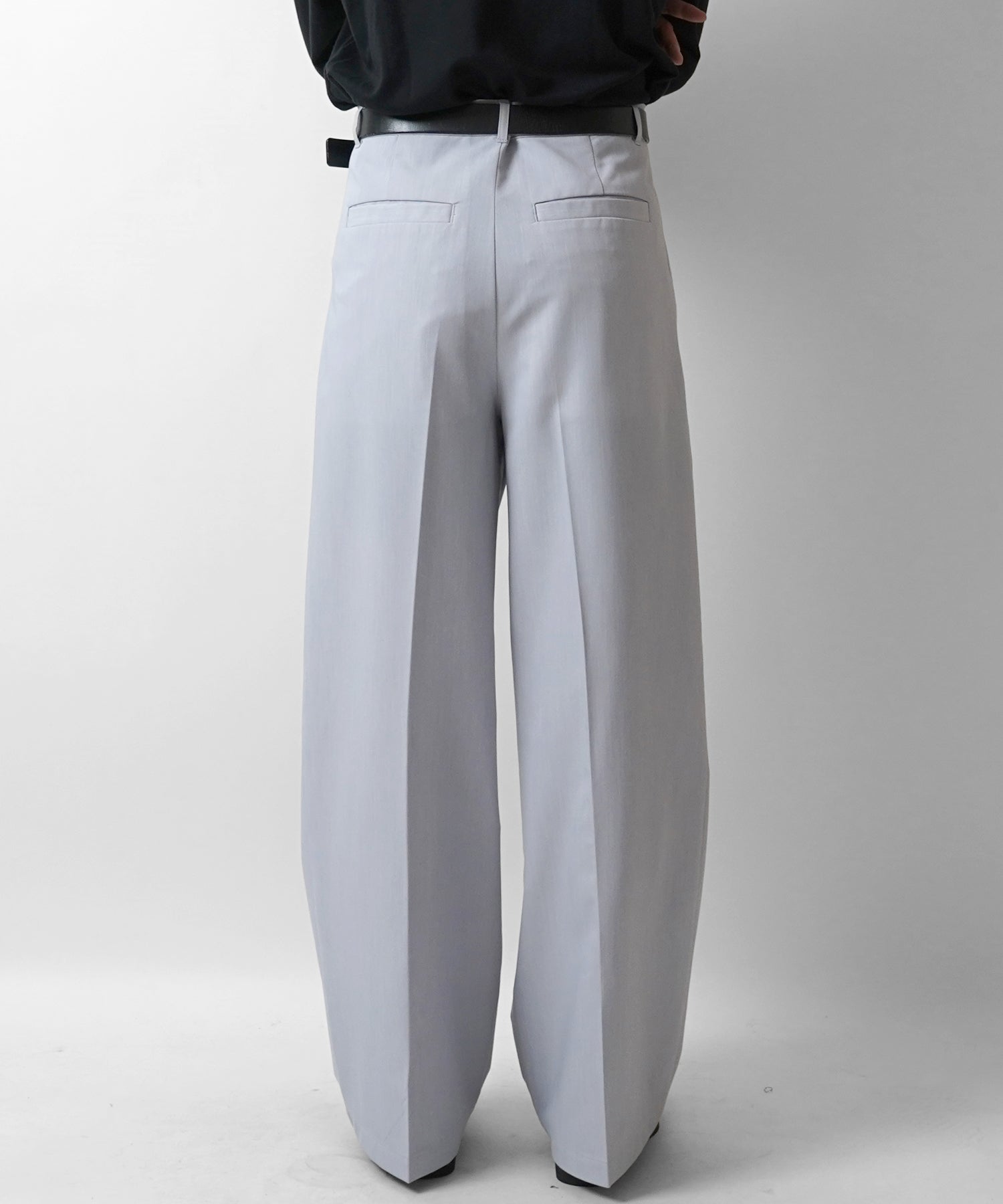 25SS ヴィンテージメイク ケミカル加工 デニム / ツイル タック ワイド