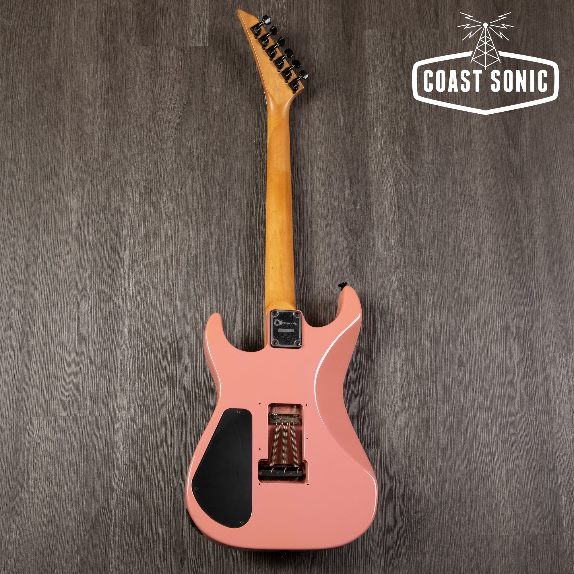1990 Charvel by Jackson DK-065-SSH Model 3 Superstrat Shell Pink made