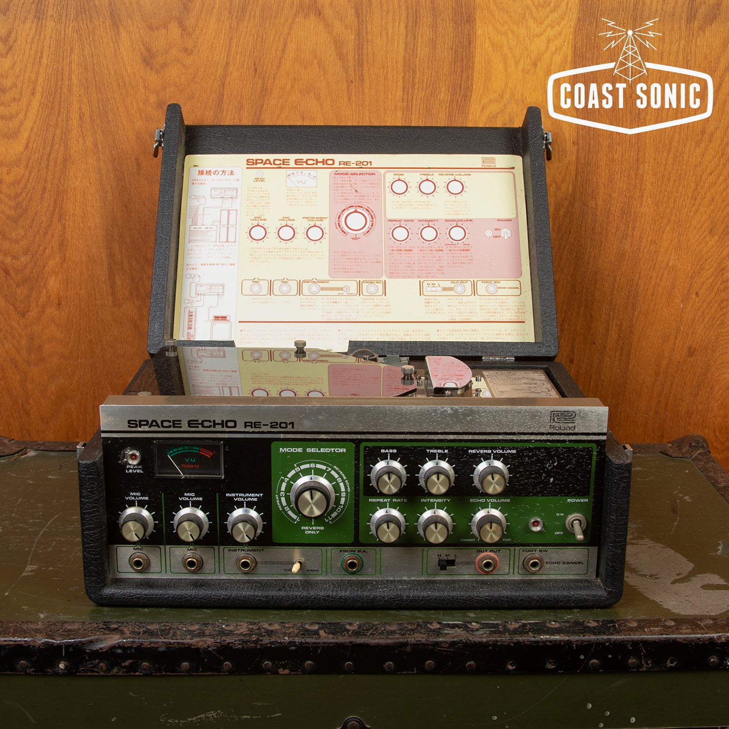 1980 Roland Space Echo RE-201 Vintage Analog Tape Delay