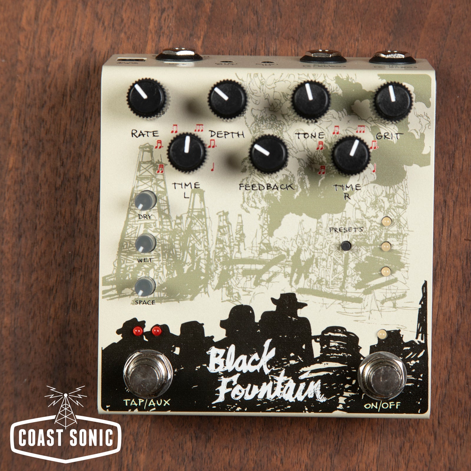 Old Blood Noise Endeavors Black Fountain Stereo - Cream