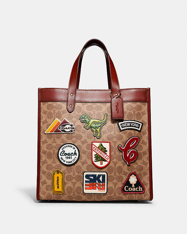 公式】COACH – コーチ | フィールド トート シグネチャー キャンバス