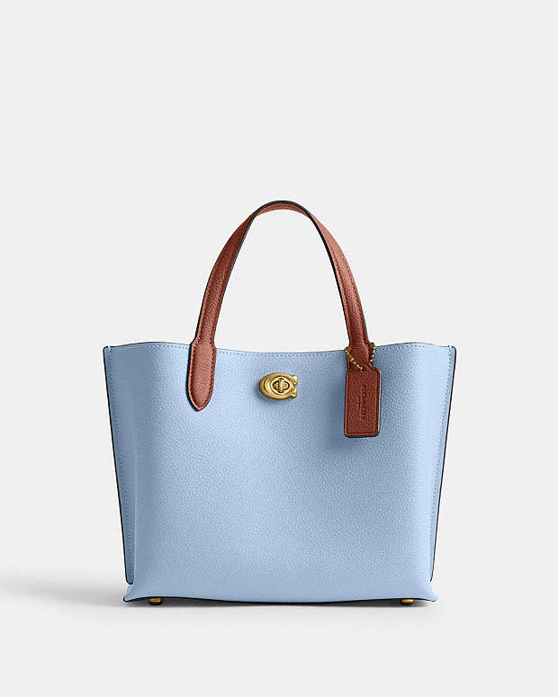 公式】COACH – コーチ | ウィロウ トート 24 カラーブロック ウィズ