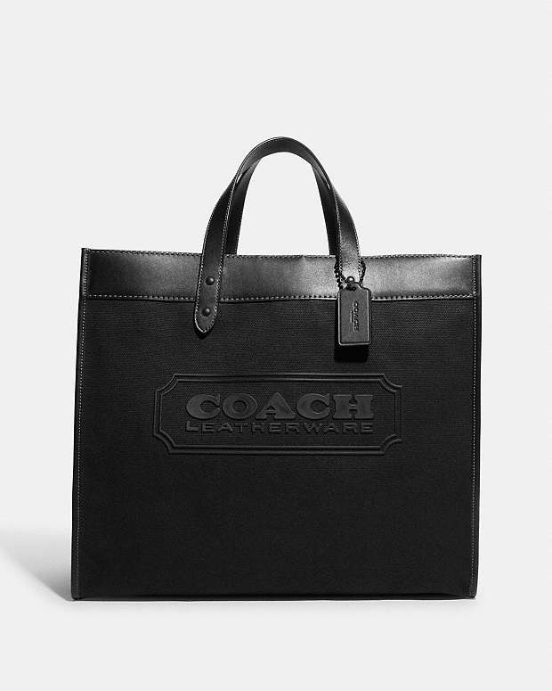 公式】COACH – コーチ | フィールド トート 40 オーガニック コットン