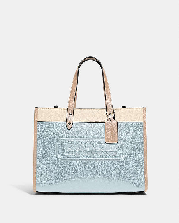 公式】COACH – コーチ | フィールド トート 30 カラーブロック ウィズ