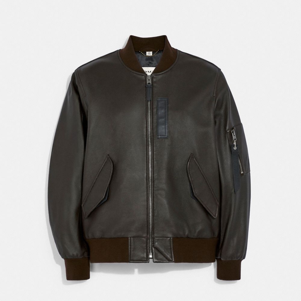 COACH® Outlet | Leather Ma 1 Jacket
