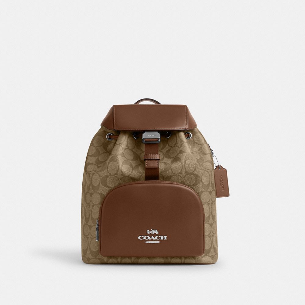 COACH® MC | Pace Large Backpack In Signature Canvas