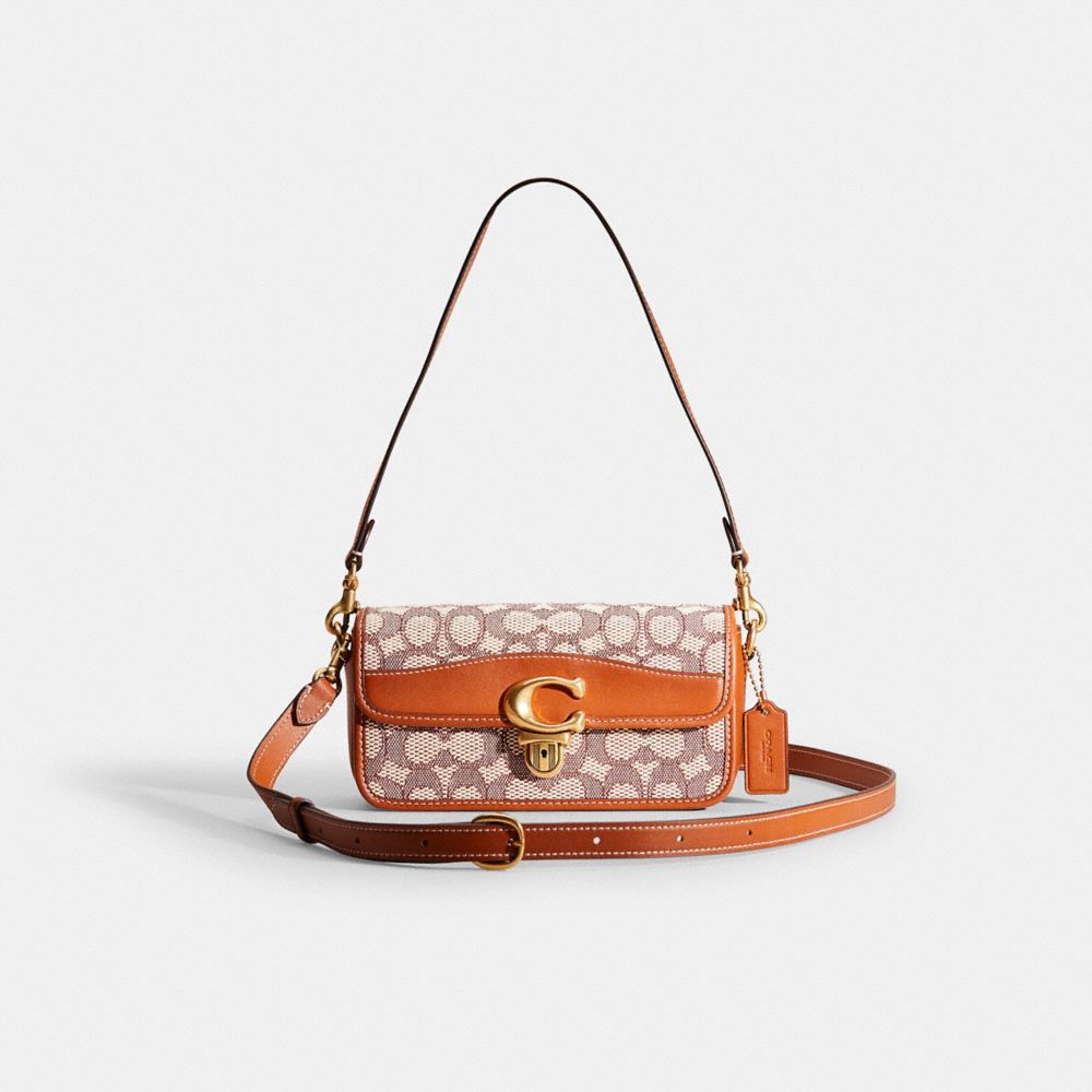 COACH® | Restored Studio Bag 20 In Signature Textile Jacquard