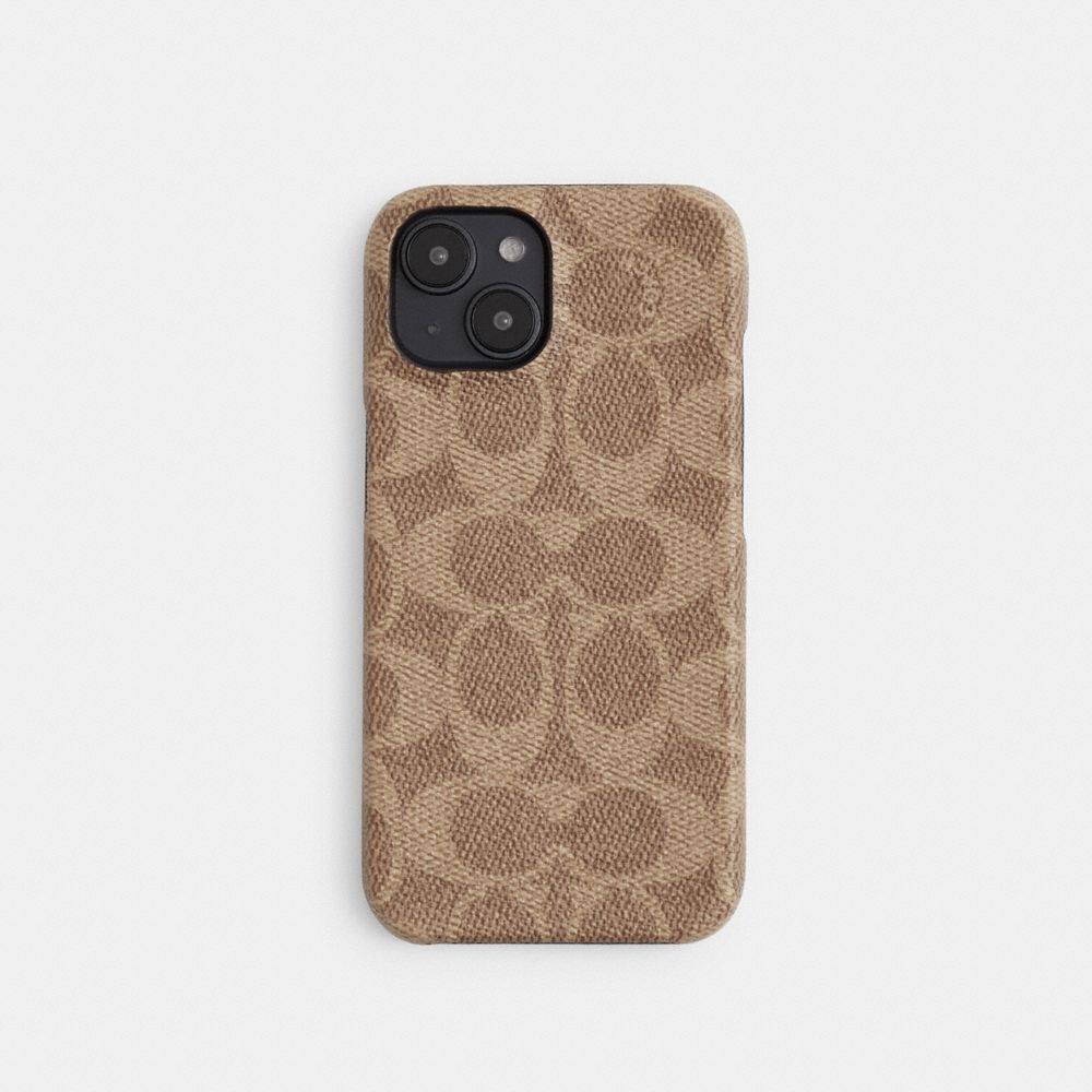 COACH® Outlet | Iphone 15 Plus Case In Signature Canvas