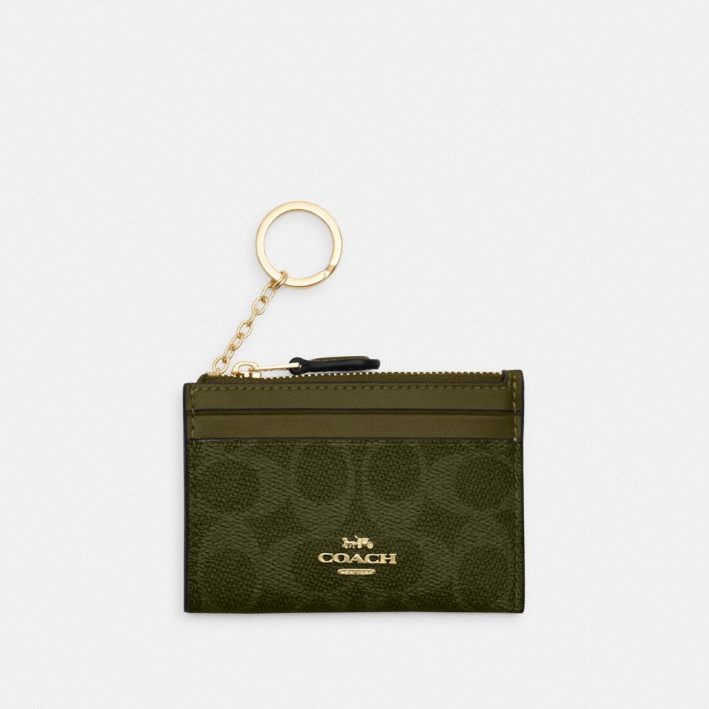 COACH® Outlet | Mini Skinny Id Case In Signature Denim