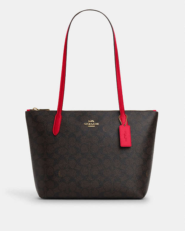 公式】コーチアウトレット | フィオナ ジップ トート バッグ